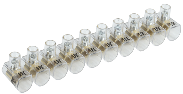 Зажим винтовой концевой изолированный КЗВИ 10мм2 (10x1)IEK