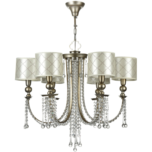 Люстра 6*E14 40Вт Серебро Антик IP20 Bience H018-PL-06-NG Maytoni