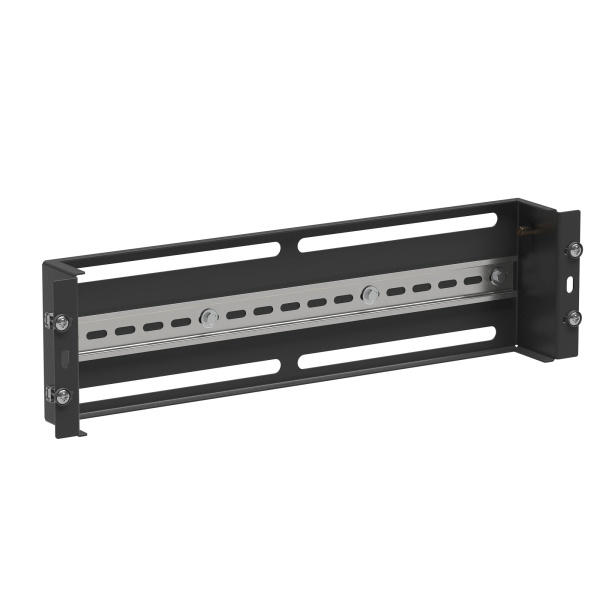 Модуль 3U с DIN рейкой для 19" IT-корпусов, RAL9005 DKC