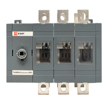 Рубильник 200A 3П реверсивный без рукоятки управления TwinBlock EKF