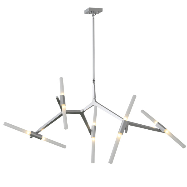 Люстра потолочная Серебристый/Белый G9 10*5Вт SL947.102.10 ST LUCE