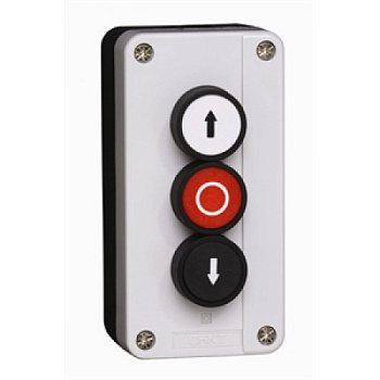 Кнопочный пост NP2-B324, 1НО+1НО+1НЗ (R) CHINT