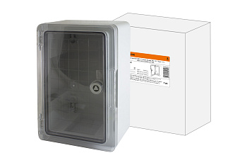 Щит пластиковый ЩМП-0-1, прозр., крышка, ABS, IP65, -45 до +75 С, навесной, (300x200x130) TDM Щит пластиковый ЩМП-0-1, прозр., крышка, ABS, IP65, -45 до +75 С, навесной, (300x200x130) TDM