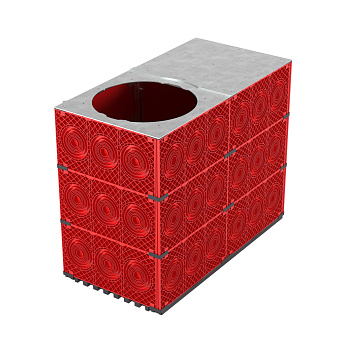 Колодец пластиковый для кабельной канализации 1500х750х1125 под разгрузочную плиту DKC