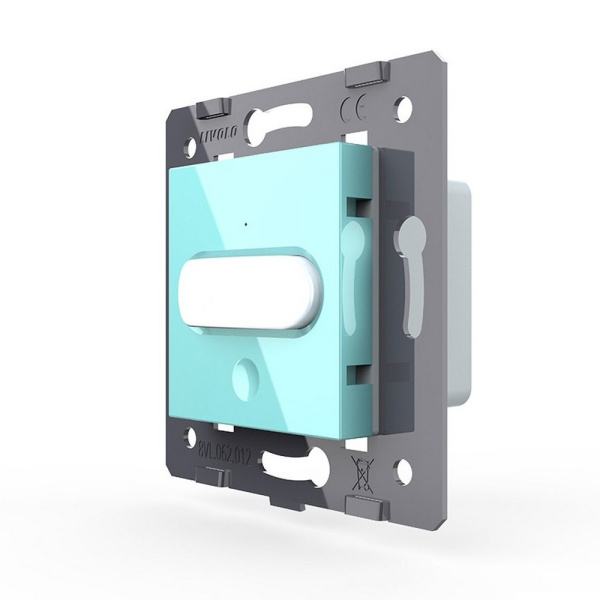 Датчик движения с сенсорным выключателем, цвет зеленый (механизм) Livolo