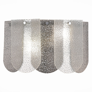 Бра Хром/Прозрачно-Дымчатый E14 2*40Вт SLE1125-101-02 EVOLUCE