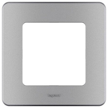 INSPIRIA Рамка горизонт/вертик 1 мест . алюминий IP20 Legrand