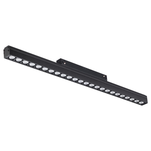 Трековый св-к для низков.шинопровода IP20 LED 4000K 24W 48V FLUM черн C NOVOTECH