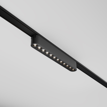 Трековый светильник LED 12Вт Черный IP20 Magnetic track system Radity TR082-1-12W4K-M-B Technical Maytoni