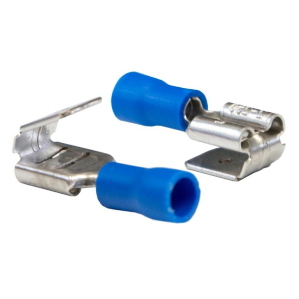 Разъем РпИо 2-5-0,8 (ответвительный) GRIO-2-6,35-50 Синий, 50 штук General