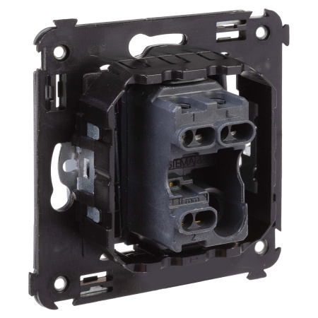 Переключатель одноклавишный в стену, "Avanti", "Закаленная сталь" DKC