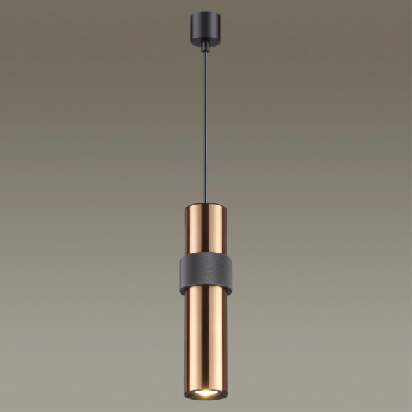 Подвес GU10 5W 220V AFRA золотой/черный ODEON LIGHT