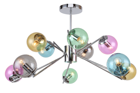 Люстра 10*E14 40Вт Хром Nancy FR5083PL-10CH Freya