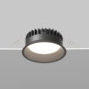 Встраиваемый светильник LED 12Вт Черный IP44 Downlight DL055-12W3-4-6K-B Technical Maytoni