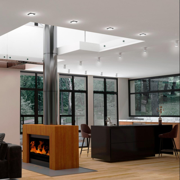 Св-к встр.IP20 GU10 9W 235V LIRIO черный E NOVOTECH