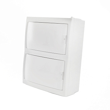 Бокс настенный STEKKER EBX50-3/16-20 16 модулей, белый, пластик, серия Standart