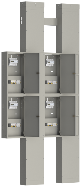 Устройство этажное распред. УЭРМ-33 на 3 кв. с 3ф вводом характер. D IEK