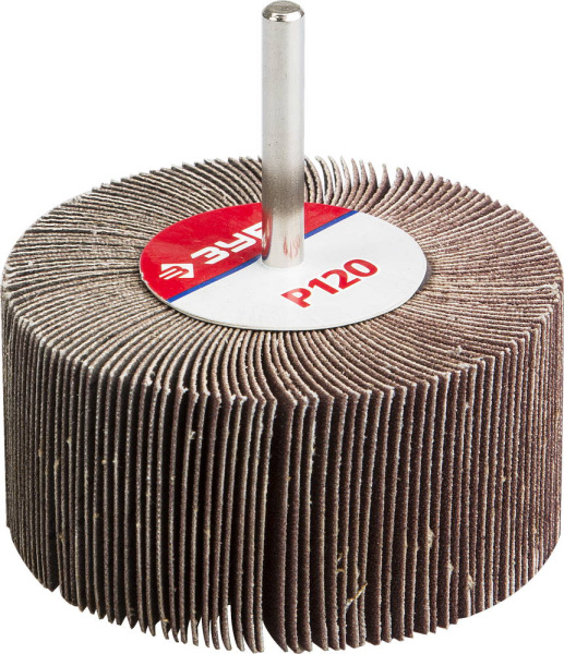 D 80x40 мм, P120, круг шлифовальный лепестковый ЗУБР