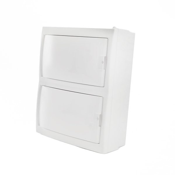Бокс настенный STEKKER EBX50-3/16-20 16 модулей, белый, пластик, серия Standart