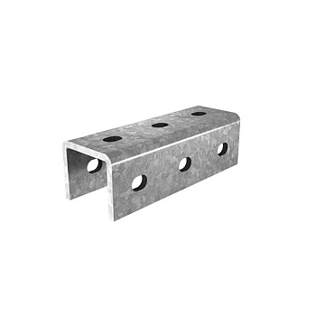 Крепление СТРАТ профиля приварное одинарное, толщ. 5,0 мм, гальван. цинк Ostec