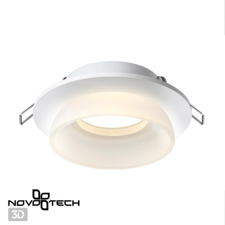 Св-к встр.IP20 GU10 9W 235V LIRIO белый D NOVOTECH