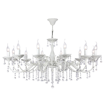 Люстра 12*E14 60Вт Белый IP20 Bellona ARM386-12-W Maytoni