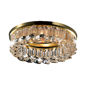 Встр.св-к GX5.3 50W 12V BOB золото/прозрачный NOVOTECH