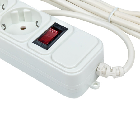 Сетевой фильтр 6*1,8м 16А/3,2кВт с выкл, c/з ПВС 3х1,0 Блокбастер XL PROxima EKF