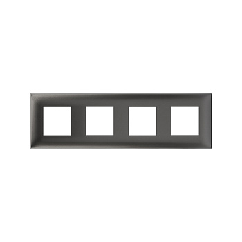 Рамка "Avanti", "Серый жемчуг", 4 поста (8 мод.) DKC