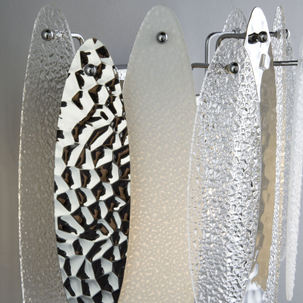 Настенный светильник с декором 1*E14 60Вт хром IP20 Canaria (324/1 хром) Bogate's