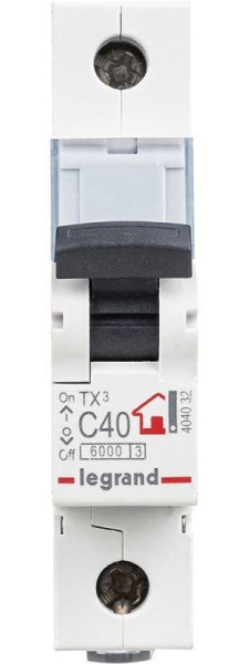 Выключатель автоматический ВА 1П 40А С 6кА TX3