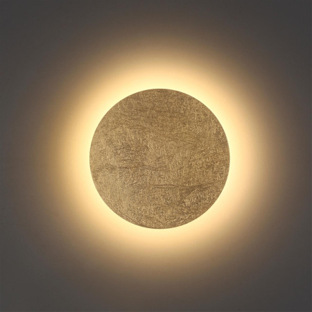 Настен.св-ник IP20 LED 3000K 6W 336Лм 220V SOLARIO золот.фольг-ние ODEON LIGHT