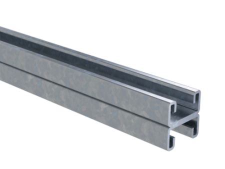 Двойной С-образный профиль 41х21, L2700, толщ.2,5 мм, нержавеющая сталь AISI 304 DKC