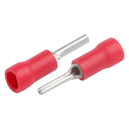 Наконечник НкИш (круглый штыревой) GNPI-1,25-22 Красный, 100 штук General