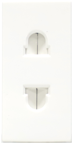 Donel Розетка euro-US, 1 мод., бел. (22.5х45мм), серия (тип) DF6