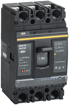 Выключатель автоматический ВА88-39 3П 630А 35кА MASTER с электронным расцепителем IEK