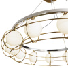 Подвесной светильник 12*G9 40Вт Золото и Хром IP20 Carcass MOD312PL-12GCH Maytoni