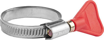 Хомуты Бабочка, нерж. сталь, накатная лента 9 мм, 25-40 мм, 2 шт, Профессионал ЗУБР