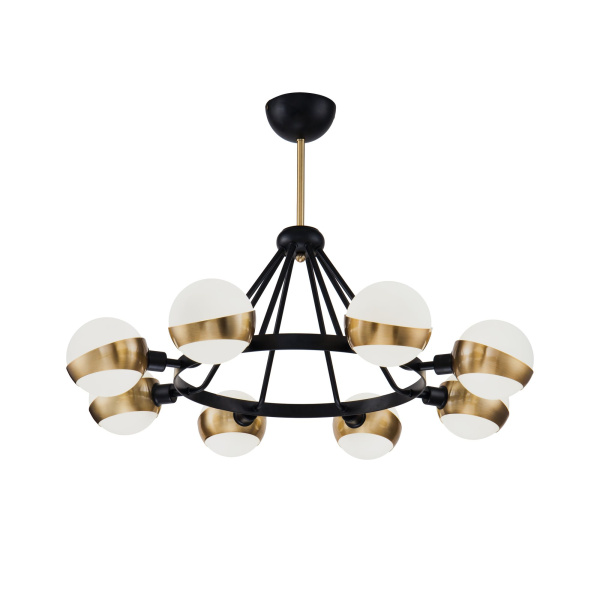 Люстра 8*E14 60Вт Черный IP20 Silvia FR5009PL-08B Freya