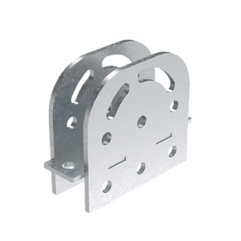 Крепление шарнирное для соединения профилей BPM-41, горячеоцинкованное DKC