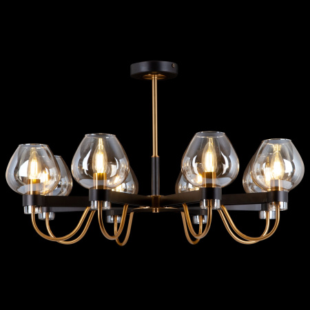 Люстра 8*E14 60Вт Черный IP20 Tara FR5028PL-08B Freya