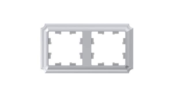 ATLASDESIGN ANTIQUE 2-постовая РАМКА, универсальная, АЛЮМИНИЙ Schneider Electric