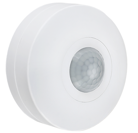 Датчик движения ДД-025 1200Вт 360град 6м IP20 белый IEK