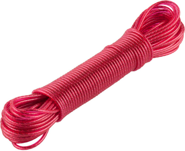 Шнур "Мастер" бельевой, стальная сердцевина, в пластиковой оплетке, 15м ЗУБР Шнур "Мастер" бельевой, стальная сердцевина, в пластиковой оплетке, 15м ЗУБР