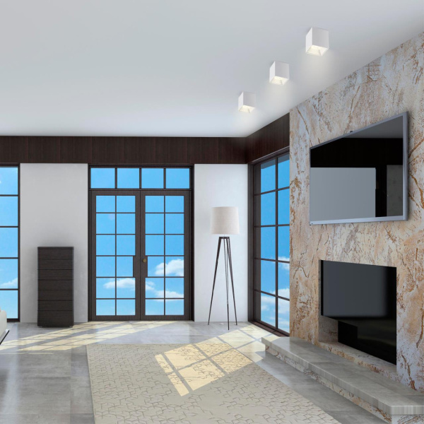 Св-к накл.IP20 LED 4000K 15W 200-260V RECTE белый NOVOTECH