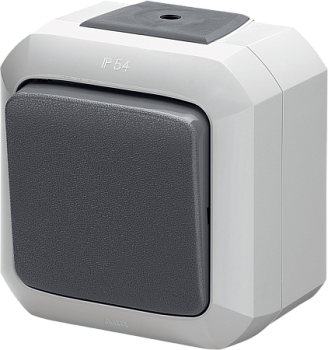 Variant+ Выключатель ОУ 1 кл 10А серый IP54 ABB