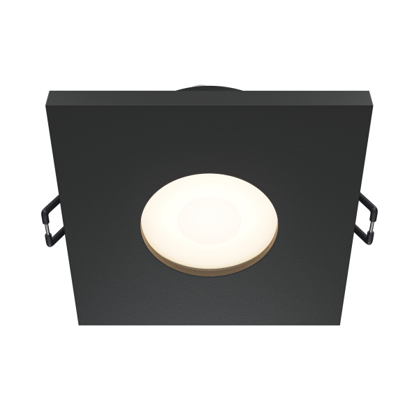 Встраиваемый светильник 1*GU10 50Вт Черный IP65 Downlight DL083-01-GU10-SQ-B Technical Maytoni