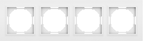 Donel A07 Wave матовый белый рамка 4-я, серия DB