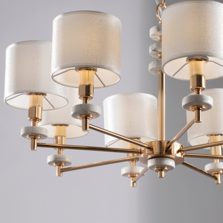 Люстра 8*E14 40Вт Золото IP20 Tiana FR5015PL-08G Freya