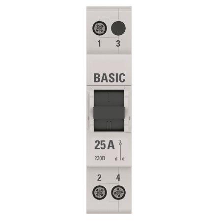 Трехпозиционный переключатель 1П 25А Basic EKF